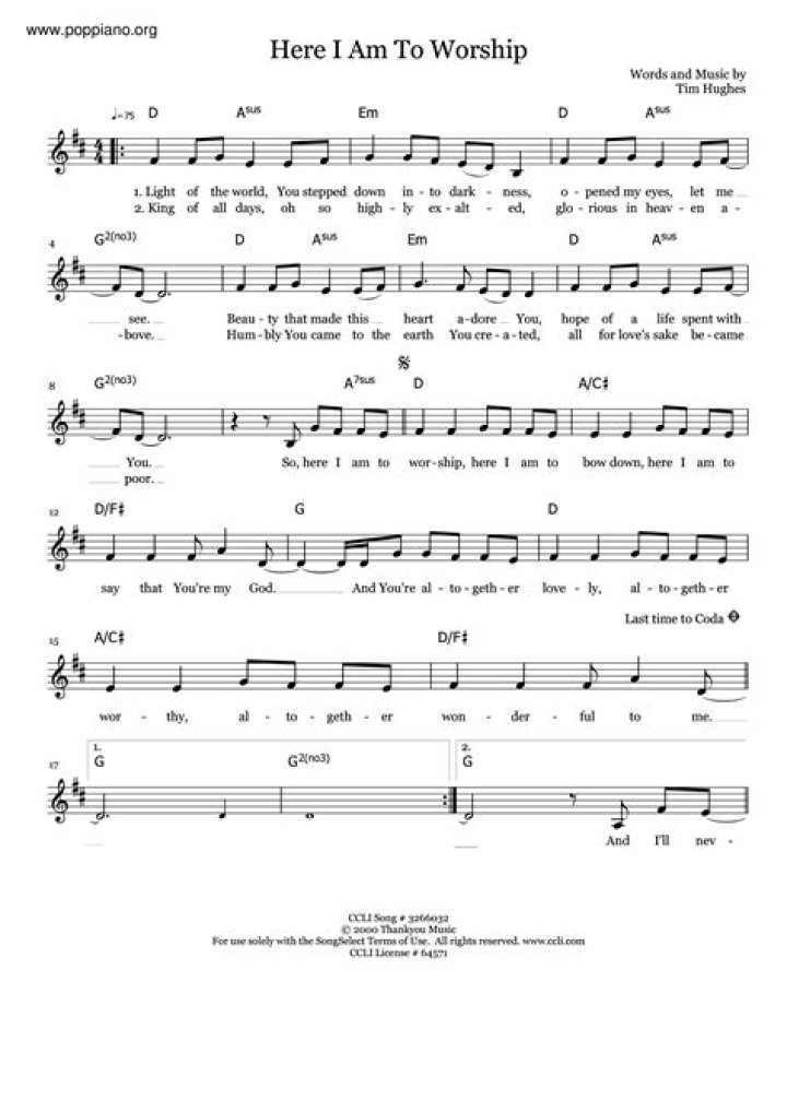 Free Worship Sheet Music PDF – Instant Download