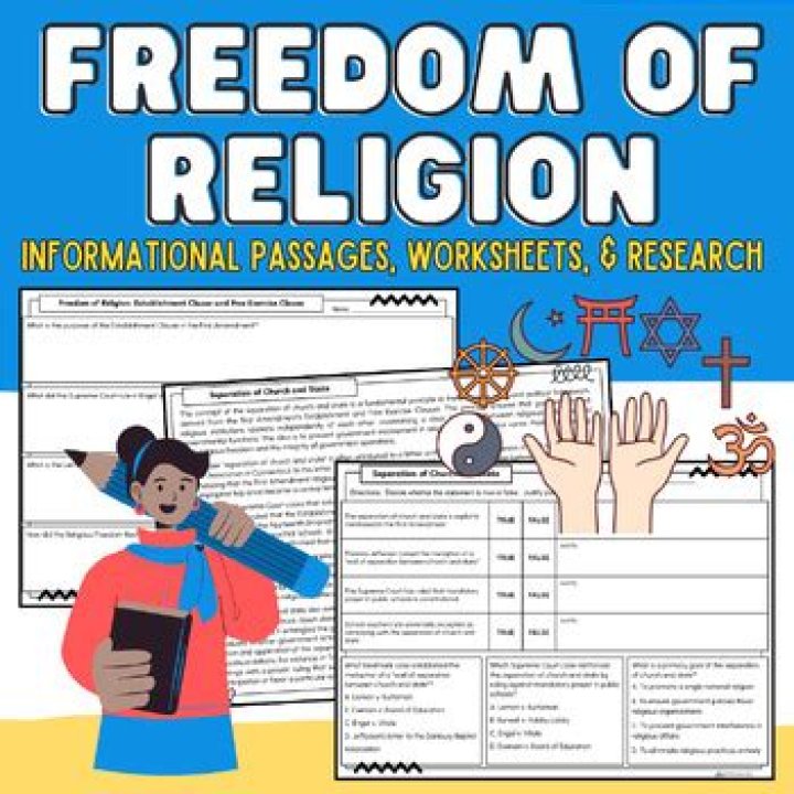 Freedom of Religion Worksheet PDF: Practical Exercises for Understanding Religious Rights