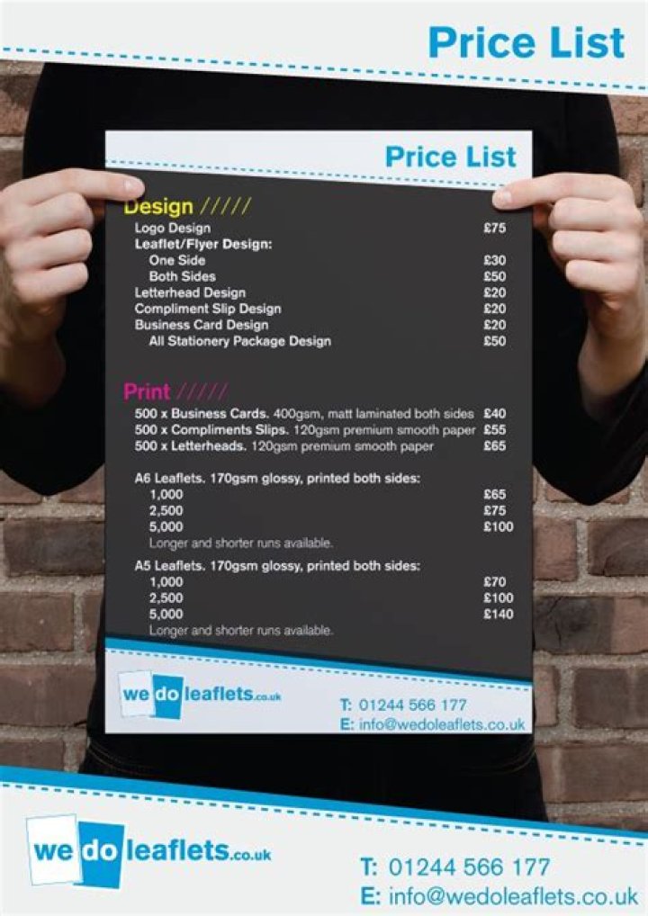 Freelance Graphic Design Price List PDF – Transparent & Affordable Rates