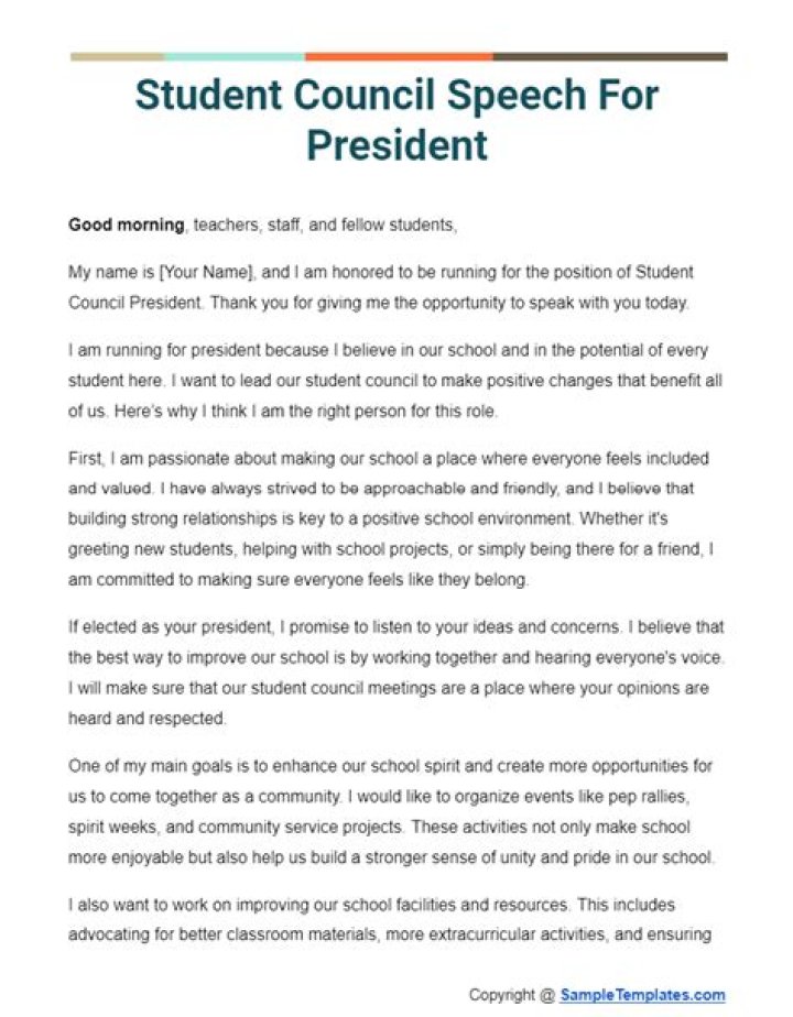 President’s Speech to Students: Official Answers PDF