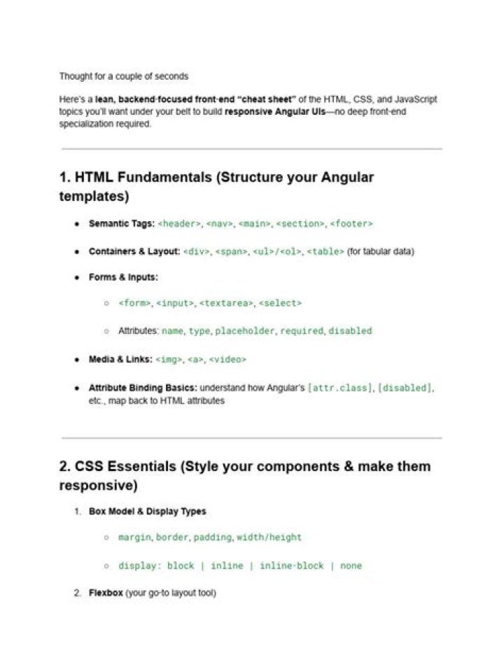 Front End Cheat Sheet PDF: Quick Reference for Developers