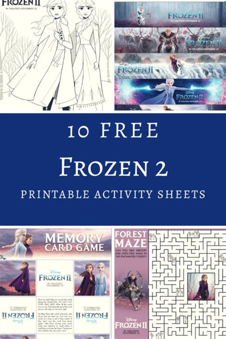 Download Free Frozen Activity Sheets PDF for Kids & Adults