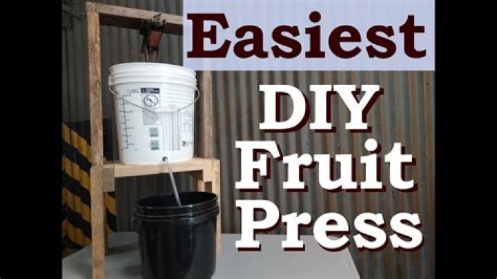 Free Fruit Press Plans PDF: Easy DIY Juice Extraction Guide