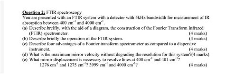 FTIR Questions and Answers PDF: Expert Guide to Infrared Spectroscopy
