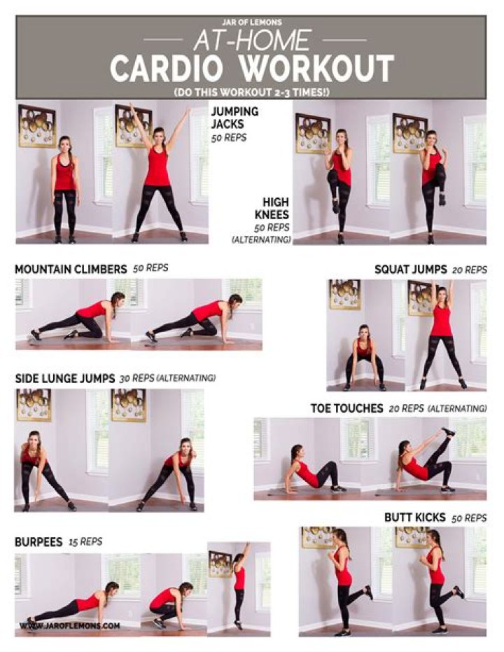 Full Body Cardio Workout Plan PDF for Weight Loss & Fitness