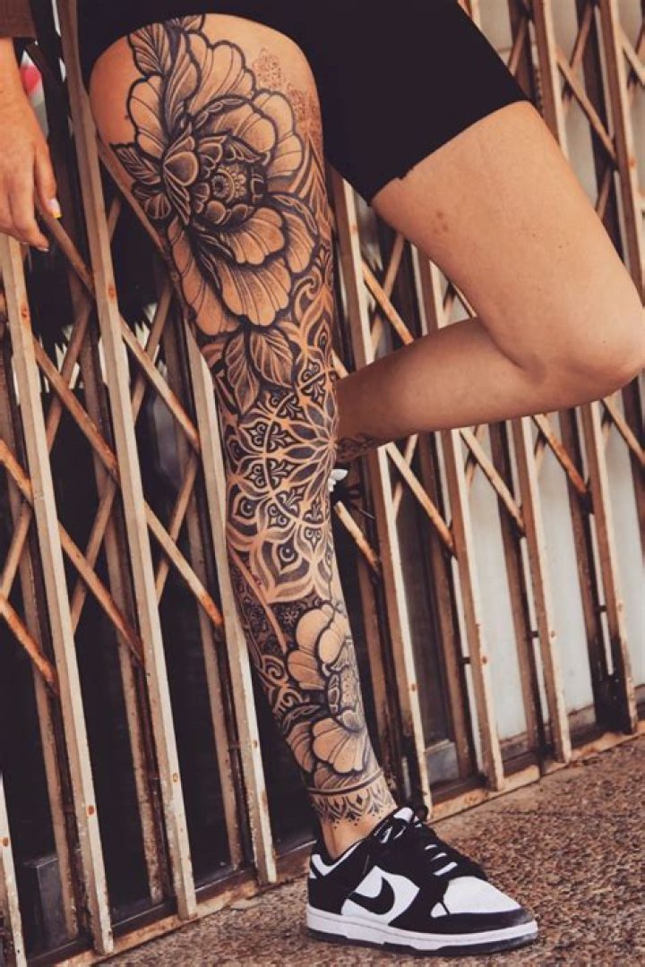 Full Leg Tattoo For Women Tattoo Designs for Women