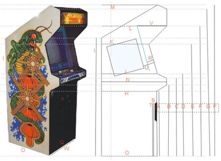 Full Size Arcade Cabinet Plans PDF for Home Builders