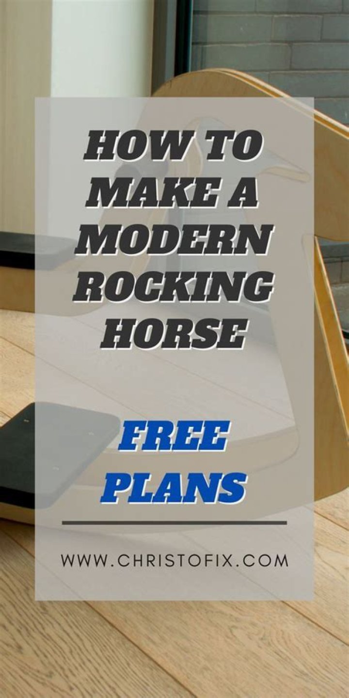 Full Size Rocking Horse Plans PDF – Print & Build Complete Design