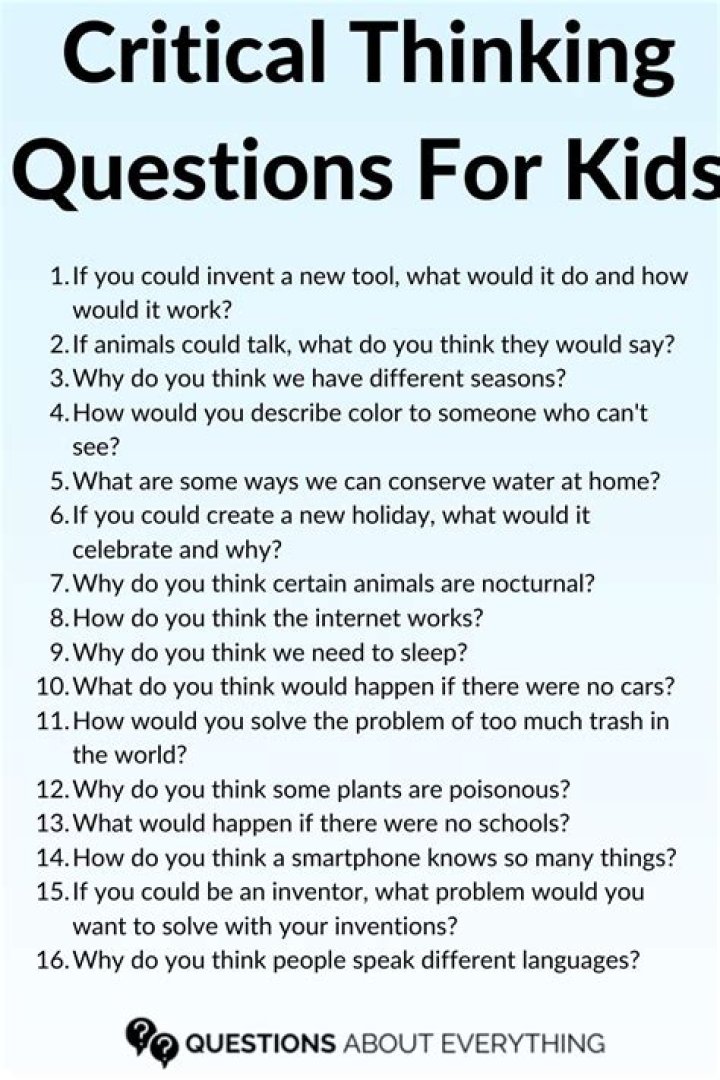 Fun Critical Thinking Questions with Answers PDF for Students