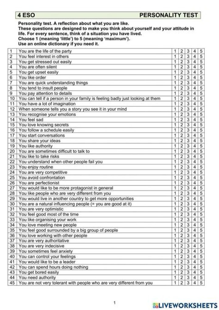 Fun Personality Test PDF: Discover Your Fun Personality Today