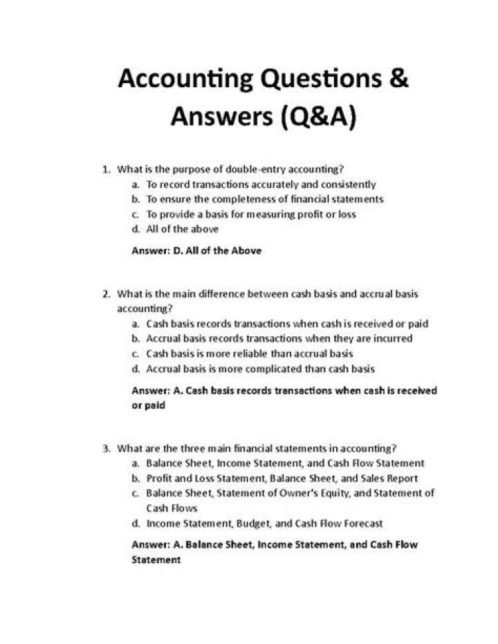 Fundamentals of Accounting Questions and Answers PDF: Master Basic Concepts