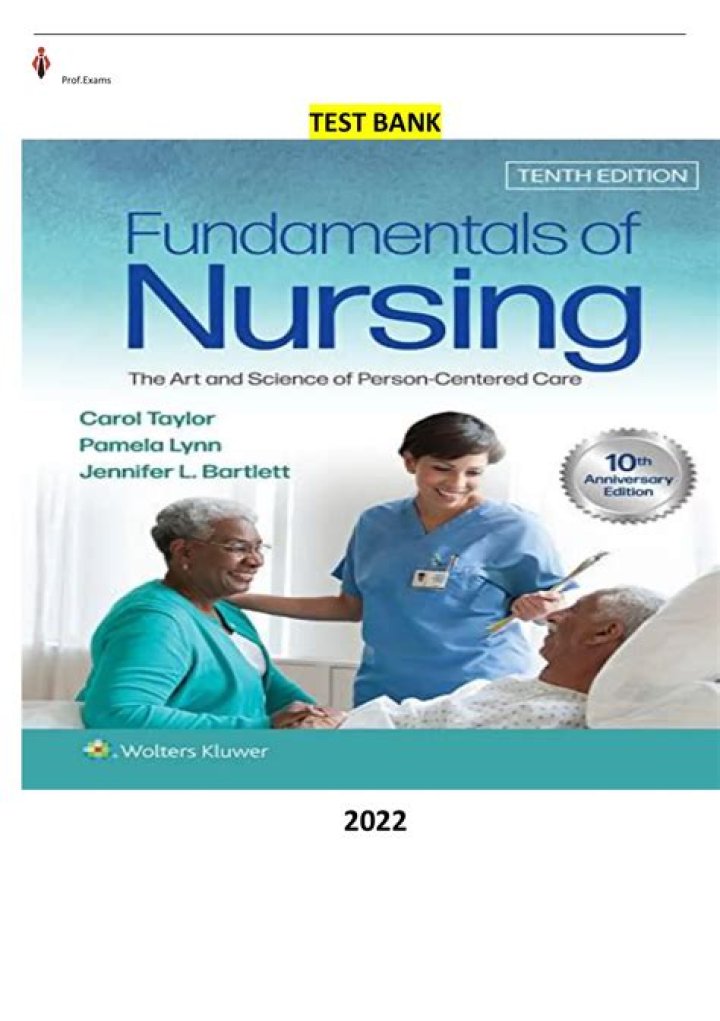 Fundamentals of Nursing 9th Edition Test Bank PDF Free – Taylor Edition