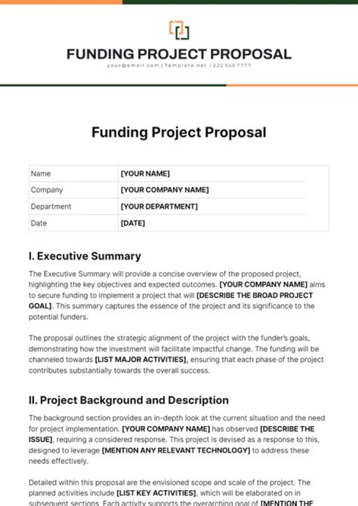 Funding Request for Your Business Plan Sample PDF
