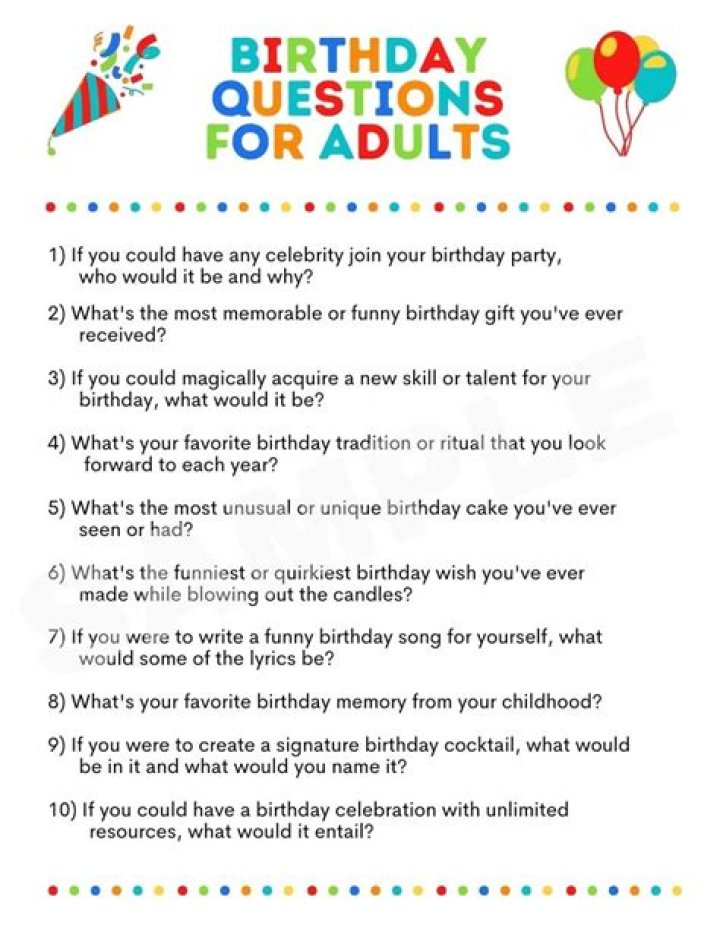 Funny Birthday Questions for Adults PDF – Hilarious & Unforgettable