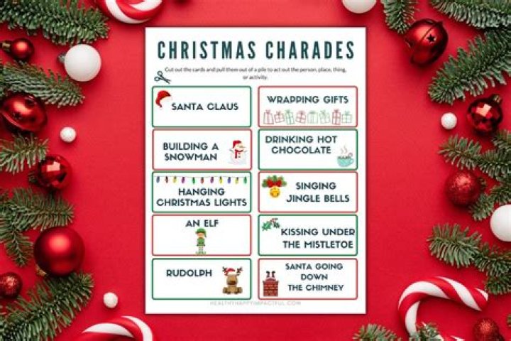 Funny Christmas Charades List PDF – Laugh & Play This Holiday