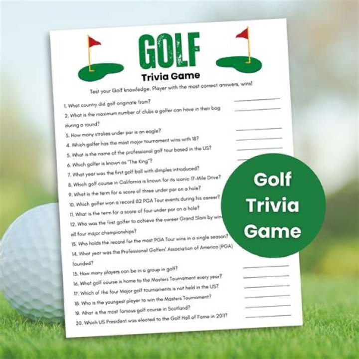 Funny Golf Trivia Questions and Answers PDF – Perfect for Golf Lovers