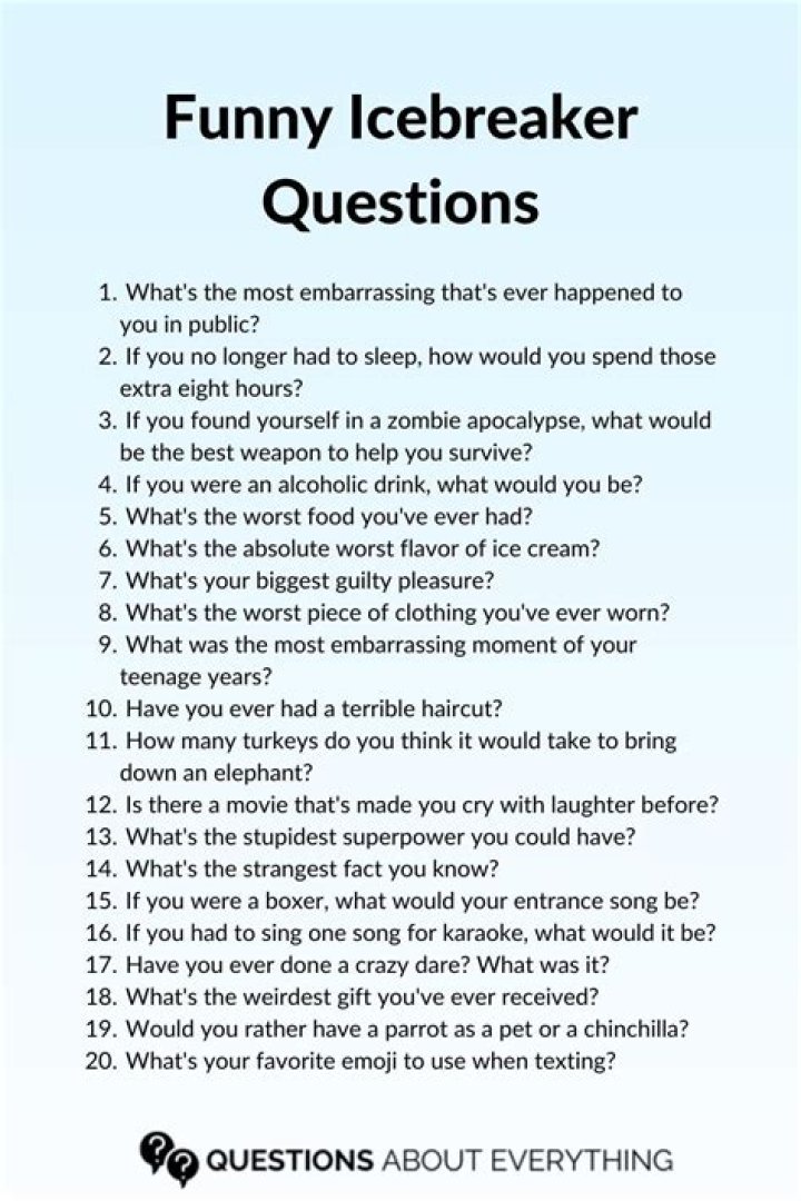 Funny Icebreaker Questions for Adults PDF – Lighten Any Social Moment