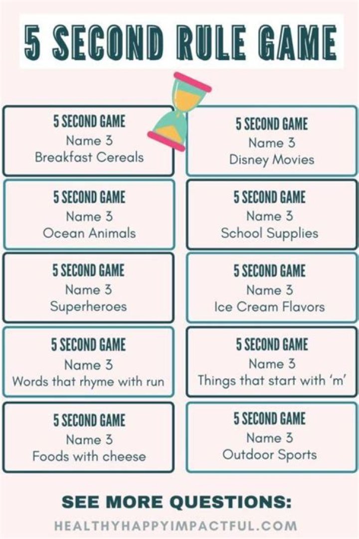 Funny Printable 5-Second Rule Game Questions PDF – Instant Laughs!
