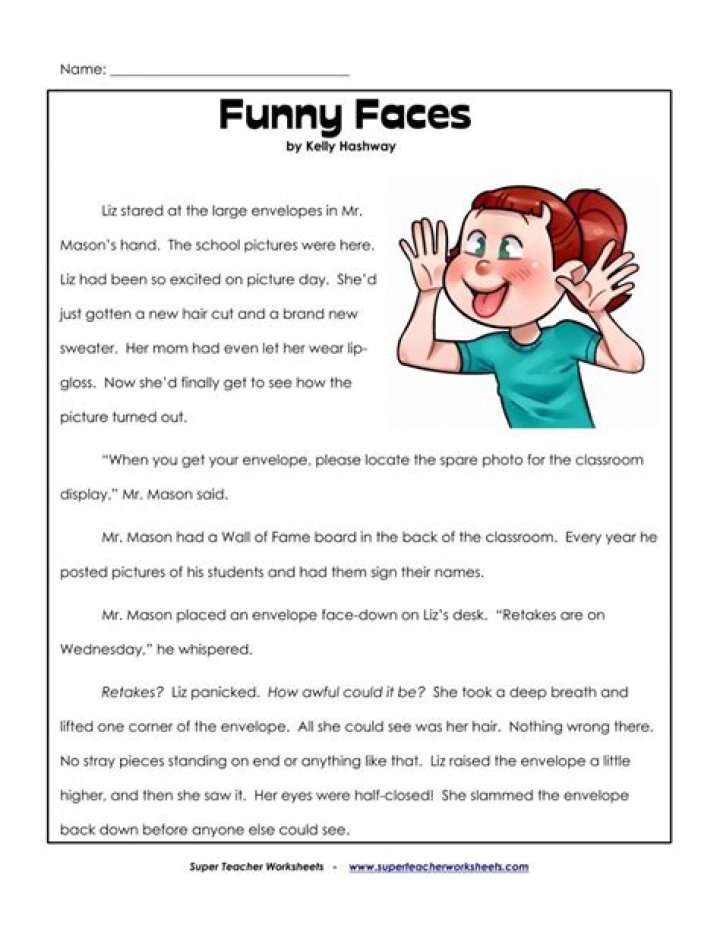 Funny Reading Comprehension Worksheets PDF – Laugh While You Learn!