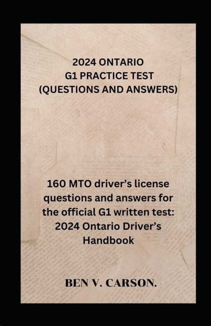 G1 Test Questions and Answers 2024 PDF – Complete Study Guide