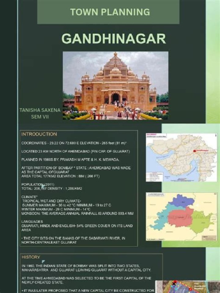 Gandhinagar Town Planning PDF: Comprehensive Urban Development Guide