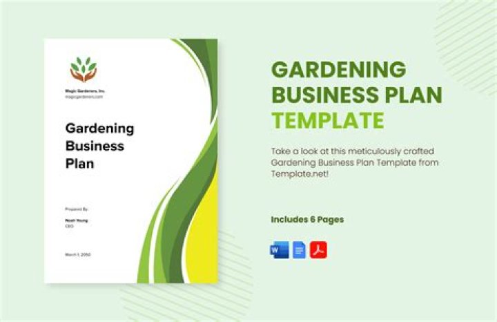 Gardening Business Plan PDF: Grow Your Green Enterprise Today