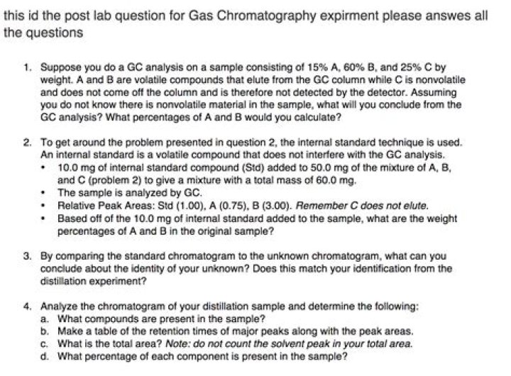 Gas Chromatography Questions and Answers PDF – Expert Guide