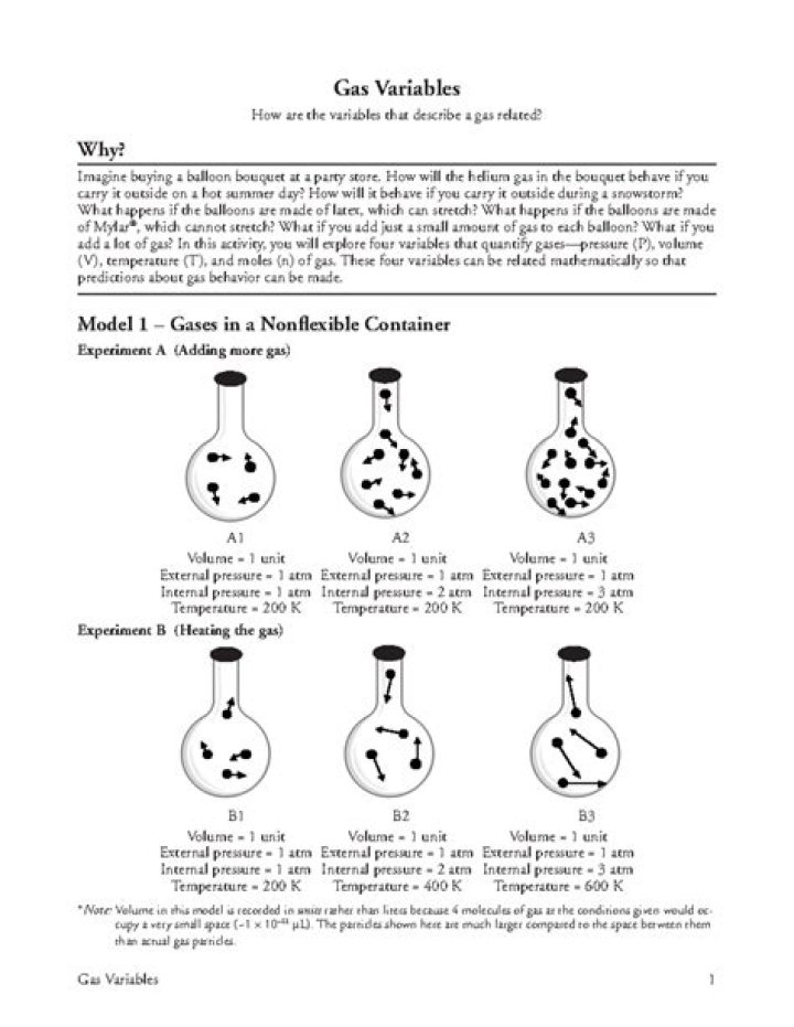Gas Variables PDF Answers: Quick Reference Guide