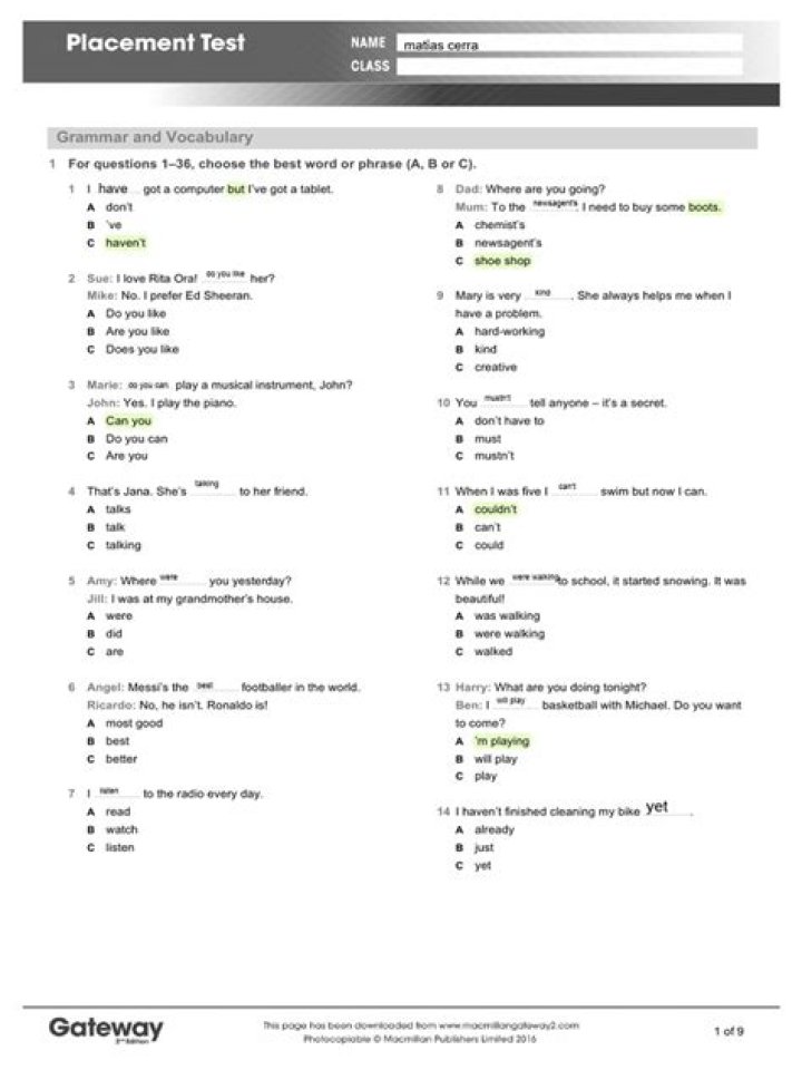 Gateway Placement Test PDF: Optimize Your System Efficiency