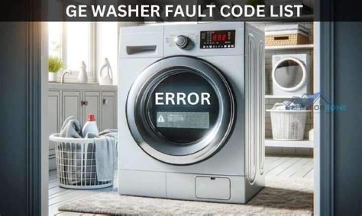 GE Front Load Washer Fault Code List PDF – Download Now