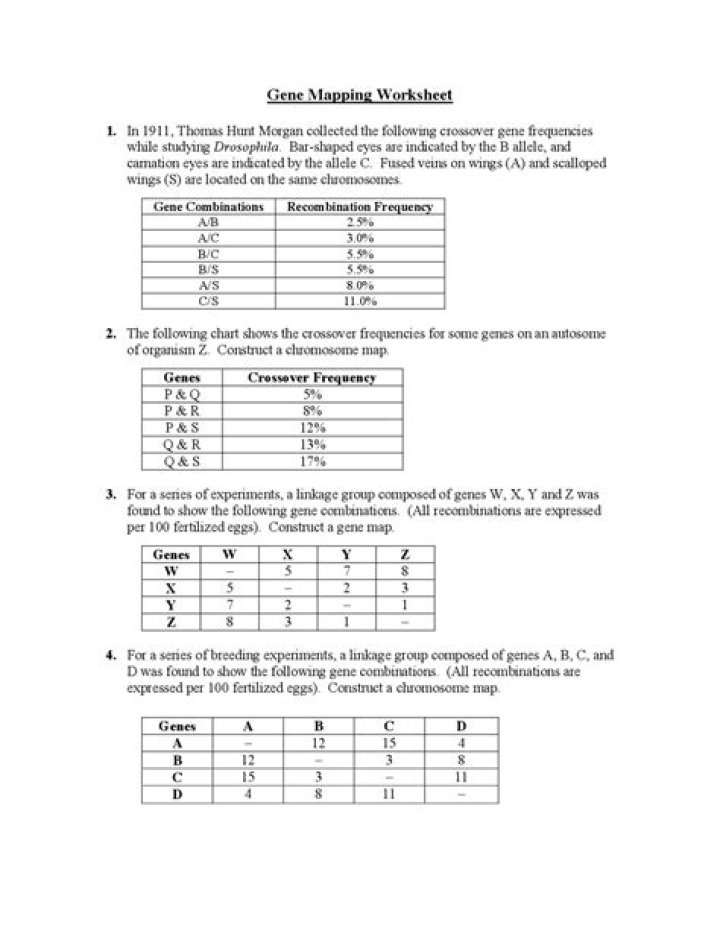 Gene Mapping Questions and Answers PDF – Complete Guide