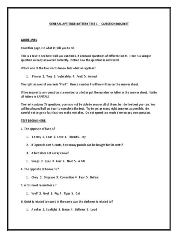 General Aptitude Test Battery PDF for Effective Assessment