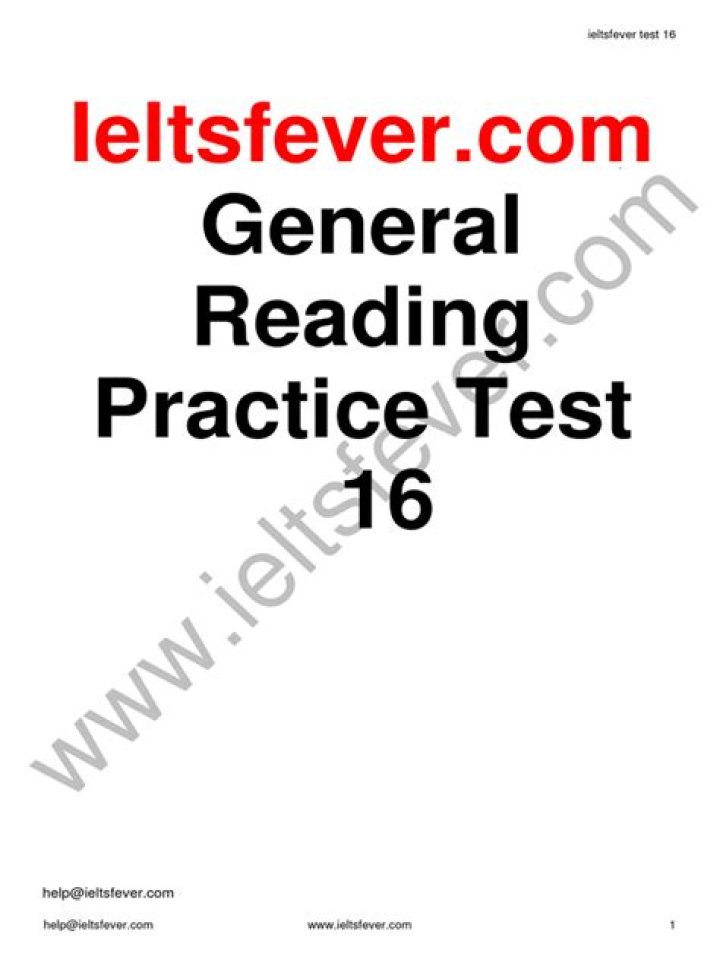 General Reading Practice Test PDF – Boost Your Skills Today