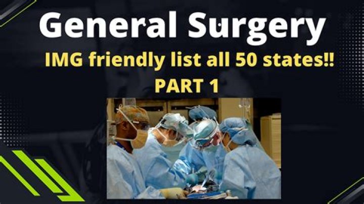General Surgery IMG-Friendly Residency Programs List PDF Download
