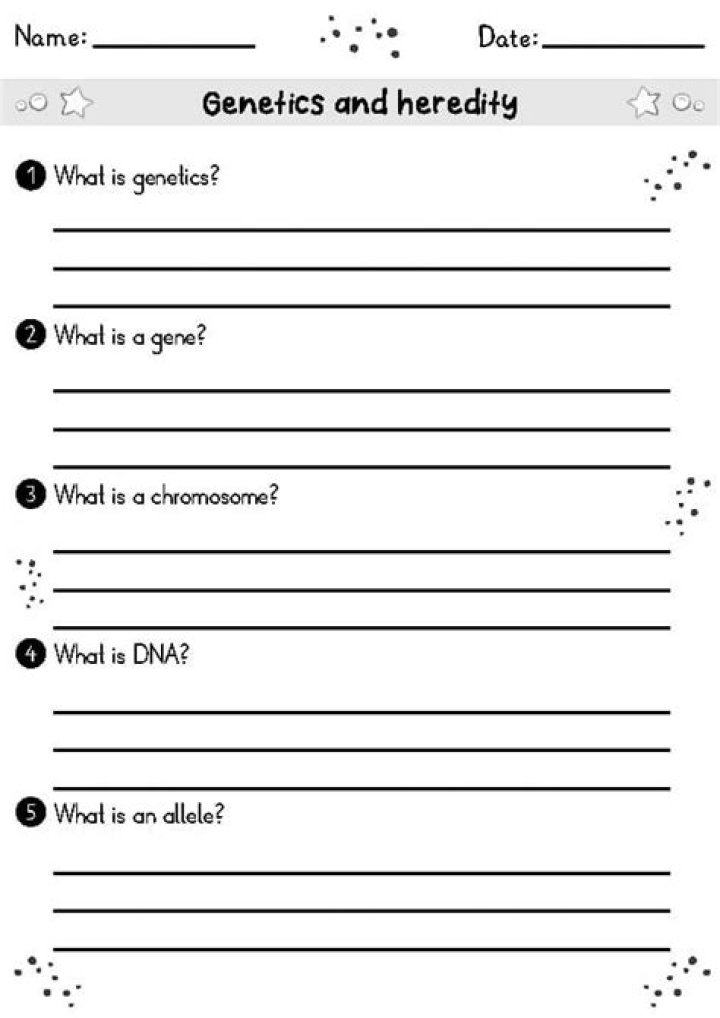 Genetics and Heredity Test PDF: Understand Your Genetic Makeup