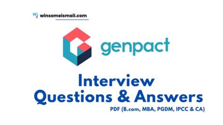 GenPact Interview Questions and Answers PDF for 2024