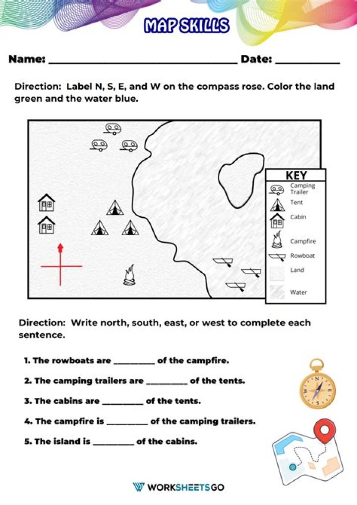 Master Geography Map Skills with Free PDF Worksheets