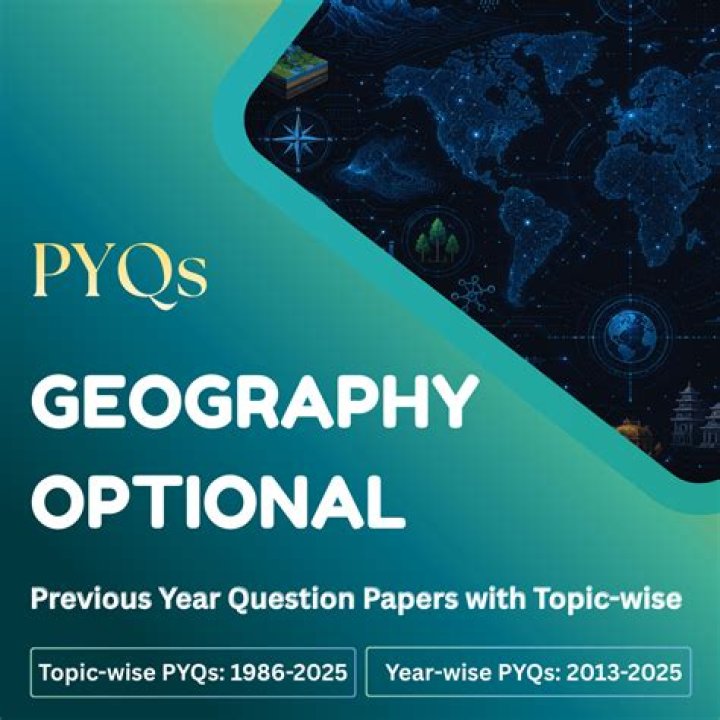Geography Optional Previous Year Questions Topic-wise PDF: Topic-Wise Exam Revision