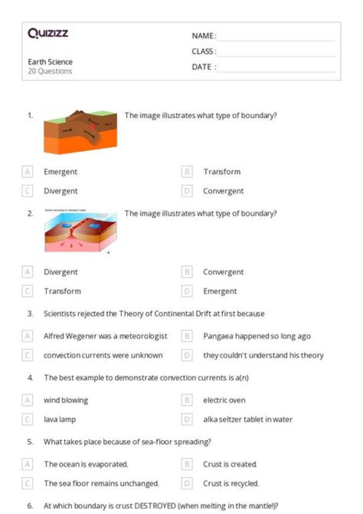 Geology Quiz Questions & Answers PDF – Master Earth Science