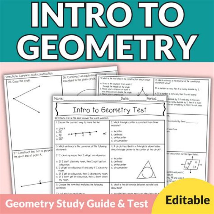 Geometry Assessment Test PDF – Instant Download & Practice