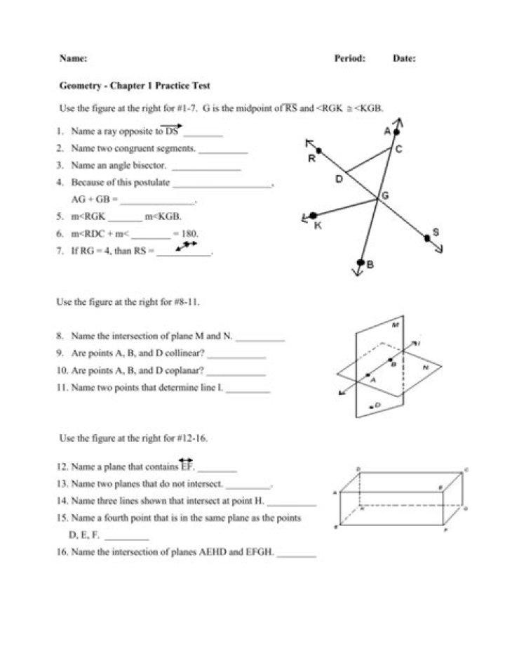Geometry Chapter 9 Test PDF: Practice & Answers