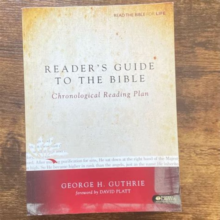 George Guthrie's Chronological Bible Reading Plan PDF for Daily Study