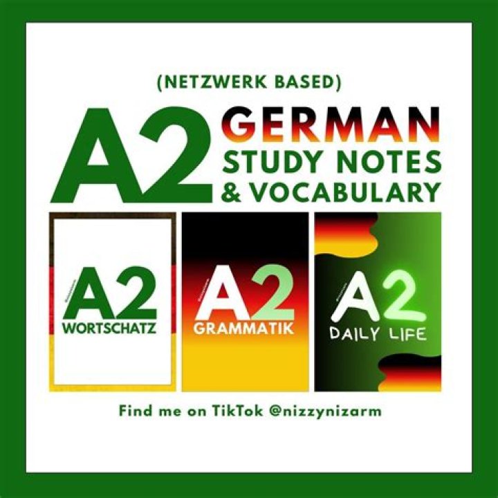 German A2 Worksheets PDF for Successful Exam Prep