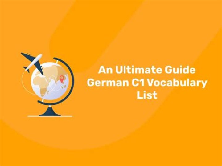 German C1 Vocabulary List PDF – Official Goethe Vocabulary Download