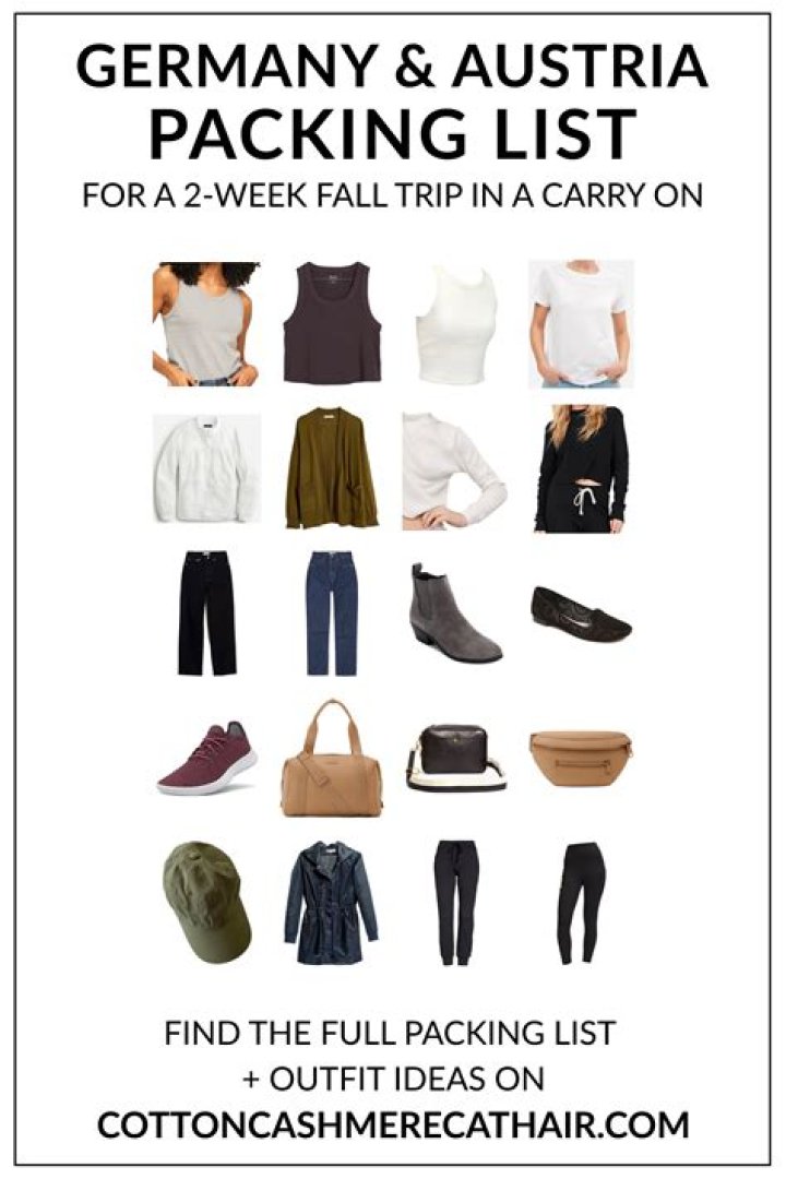 Download the Official Germany Packing List PDF