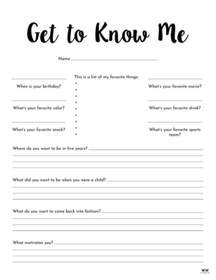 Get to Know You Questions PDF: Free Download for Better Connection