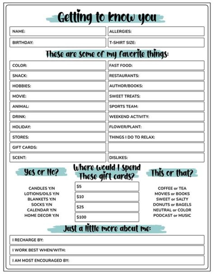 Getting to Know You Worksheet for Adults PDF – Build Real Connections