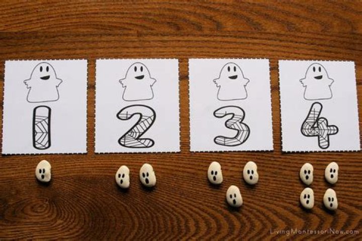 Ghost Numbers and Counters Layout MontessoriInspired Frie… Flickr