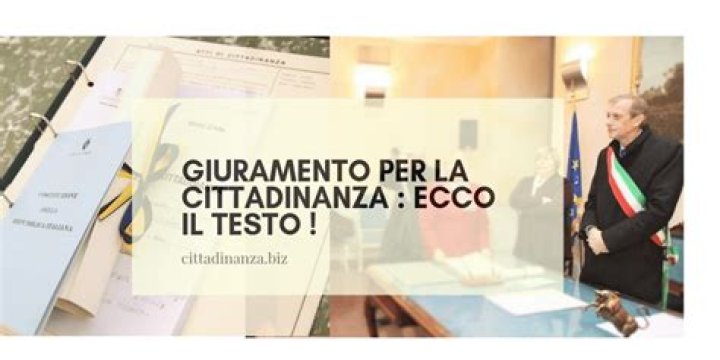 Guida Ufficiale: Giuramento Cittadinanza Italiana Testo PDF Scaricabile