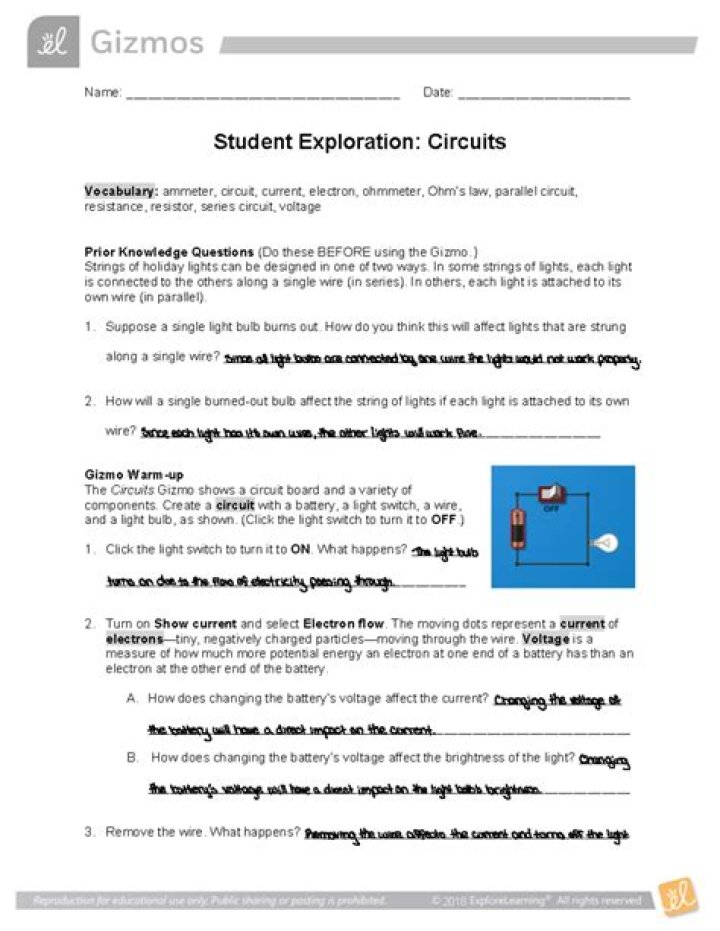 Gizmos Circuits Answers PDF: Expert Solutions for Electronics Enthusiasts